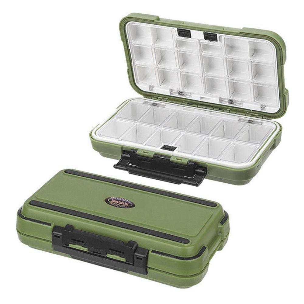 Fishing Supplies Opening and Closing Bait Box Double-Sided Fishing Tackle Box Bait  Accessory Box