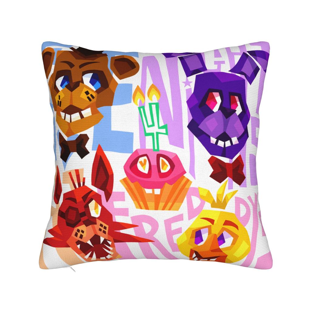 W-FnafS Pillow Case  Design Pillow Cover For Sofa Car Home Decor Kawaii Pillowcases