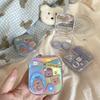 Laser Cover Contact Lens Case Box Colored Lenses Container Beauty Lens Storage Box Travel Set With Mirror Gift Girl