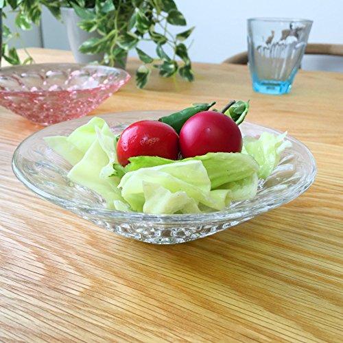 Aderia (ADERIA) Mittelgroße Schalen, Transparent, Maximal 15 cm x 4,5 cm hoch, Suigetsu Dessertschalen, 3er-Set, Hergestellt in Japan, F-70382