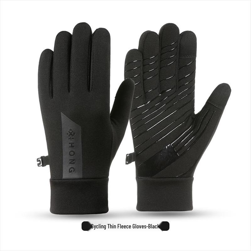 Xi Hong Unisex Fleece-Lined Windproof Touchscreen Outdoor Gloves L