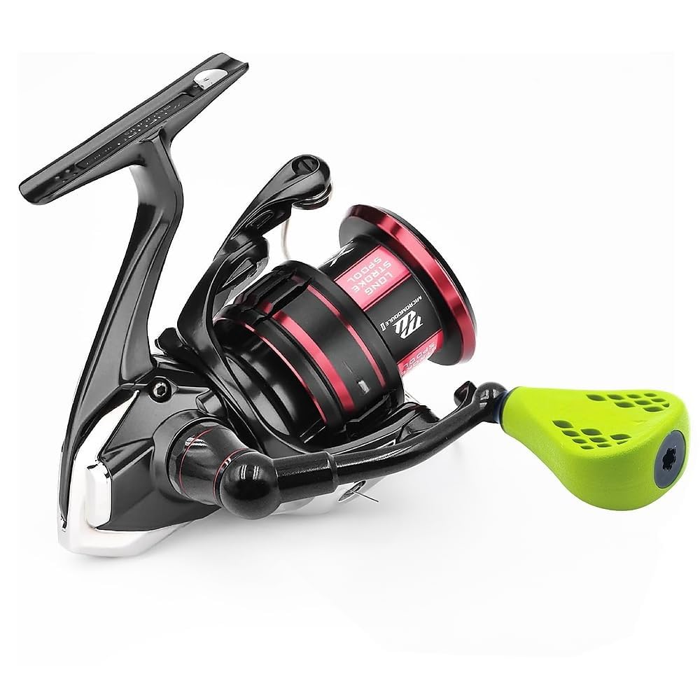 JINOHNAMILL TPE Flat Reel Power Knob 35mm TPE35 Green for Shimano NASHI FC 1000-5000