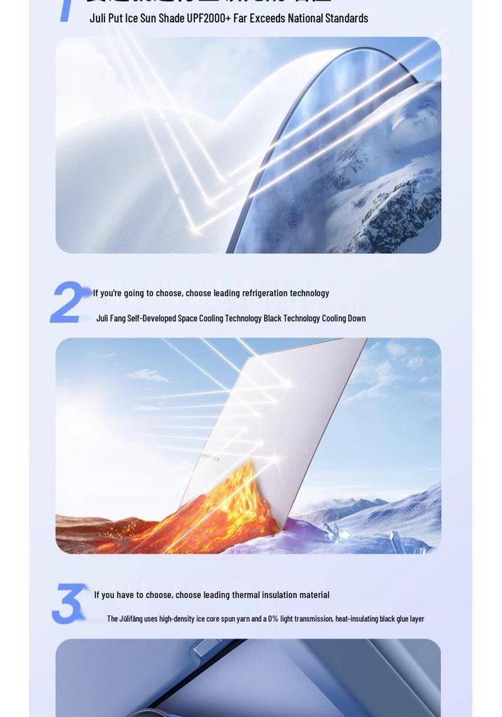Titanium Silver Car Sunshade: Windshield Protection & Heat Insulation Umbrella