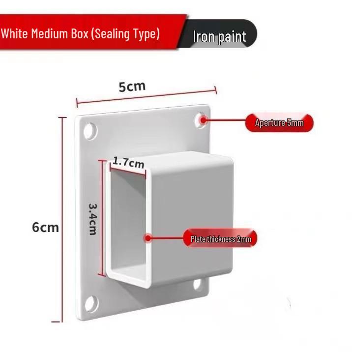 Double Line Shelf Hooks for Snacks, Stationery, Toothbrushes & More – Square Tube Compatible