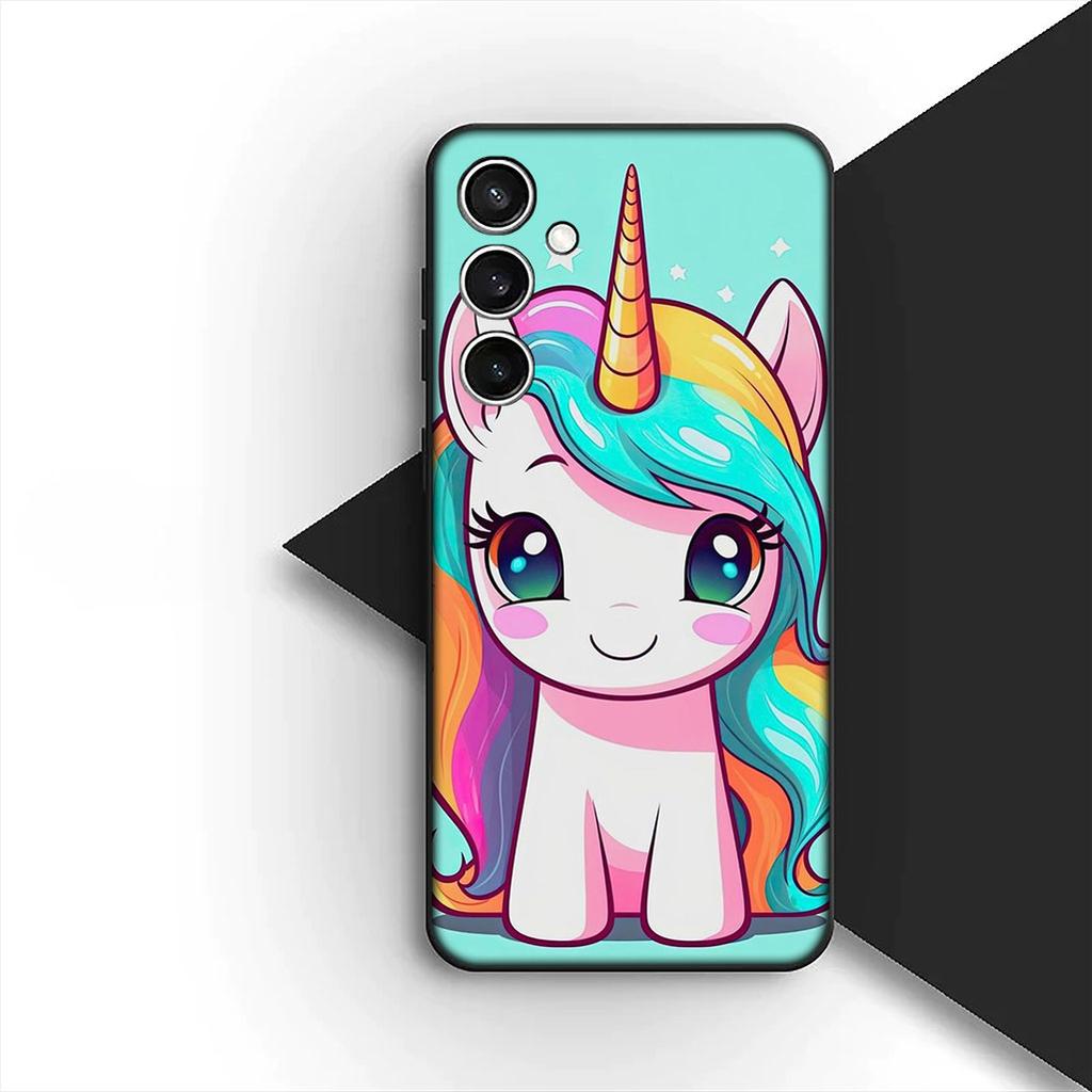 Protective Cover Unicorn Cartoon Horse for Apple iPhone 16 15 14 11 Pro Max 6 7 8 Plus + SE2 SE3 SE 2022 2020 8+ Phone Case