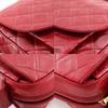 CHANEL Matelasse Shoulder Bag COCO Mark Fringe vintage Red lambskin Women Used