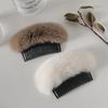 Hair comb hai forehead finishing and storage artifact, back of head plush hair accessories, hair comb insertion comb bangs hair card woman