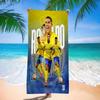 C-Cristiano R-Ronaldo CR7 Beach Towel Summer Kids Large Bath Pool Beach Towel Microfiber Absorbent for Swimming Travel