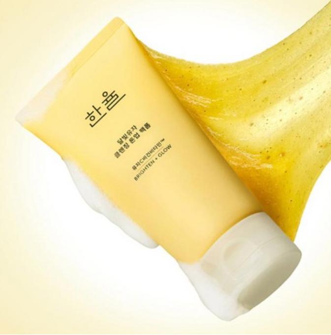 Hanyul Moonlight Yuja Cleansing Tone-Up Pack Foam