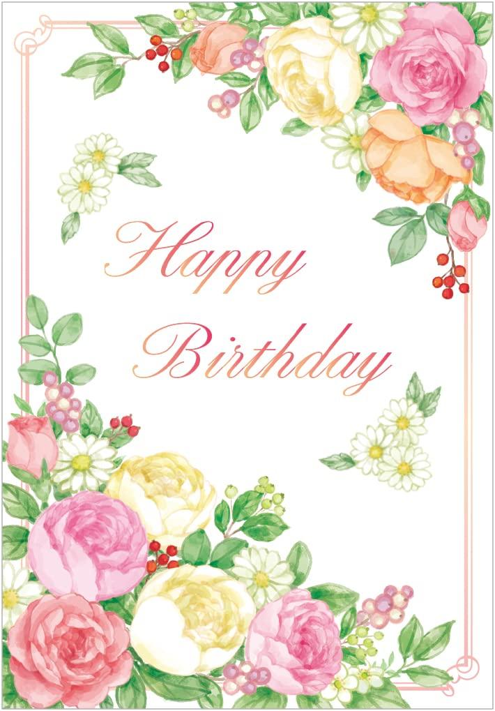 Sanrio Birthday Card Rose Bouquet L 320 242217 BD20-2