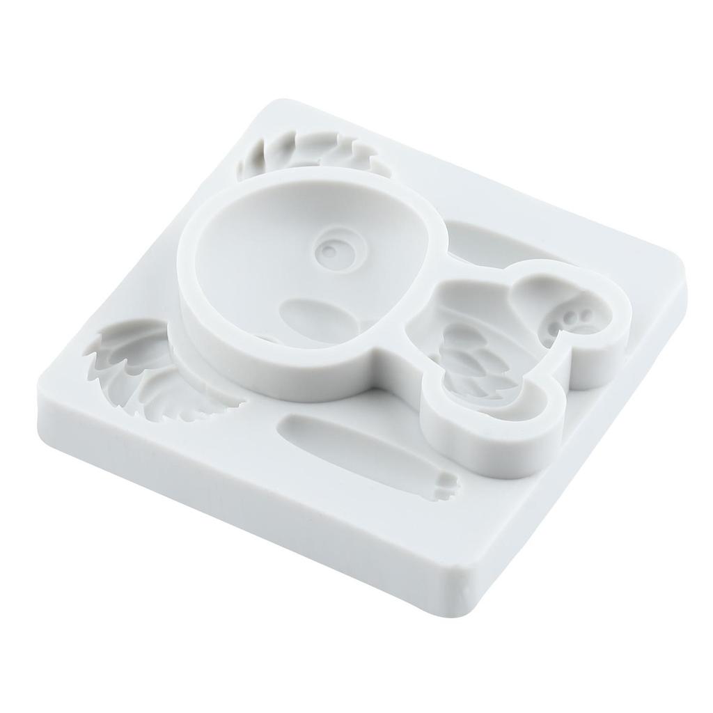 Koala Silikonform Waldtier Fondantformen Kuchen Dekorationswerkzeuge Themenkuchen Dessert Dekoriert Schokoladenbonbonform