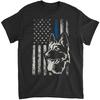 Patriotic German Shepherd K9 Unit Thin Blue Line Police Gift T-Shirt - German Shepherd Dog, German Shepherd Dog Gift, German Shepherd Lover