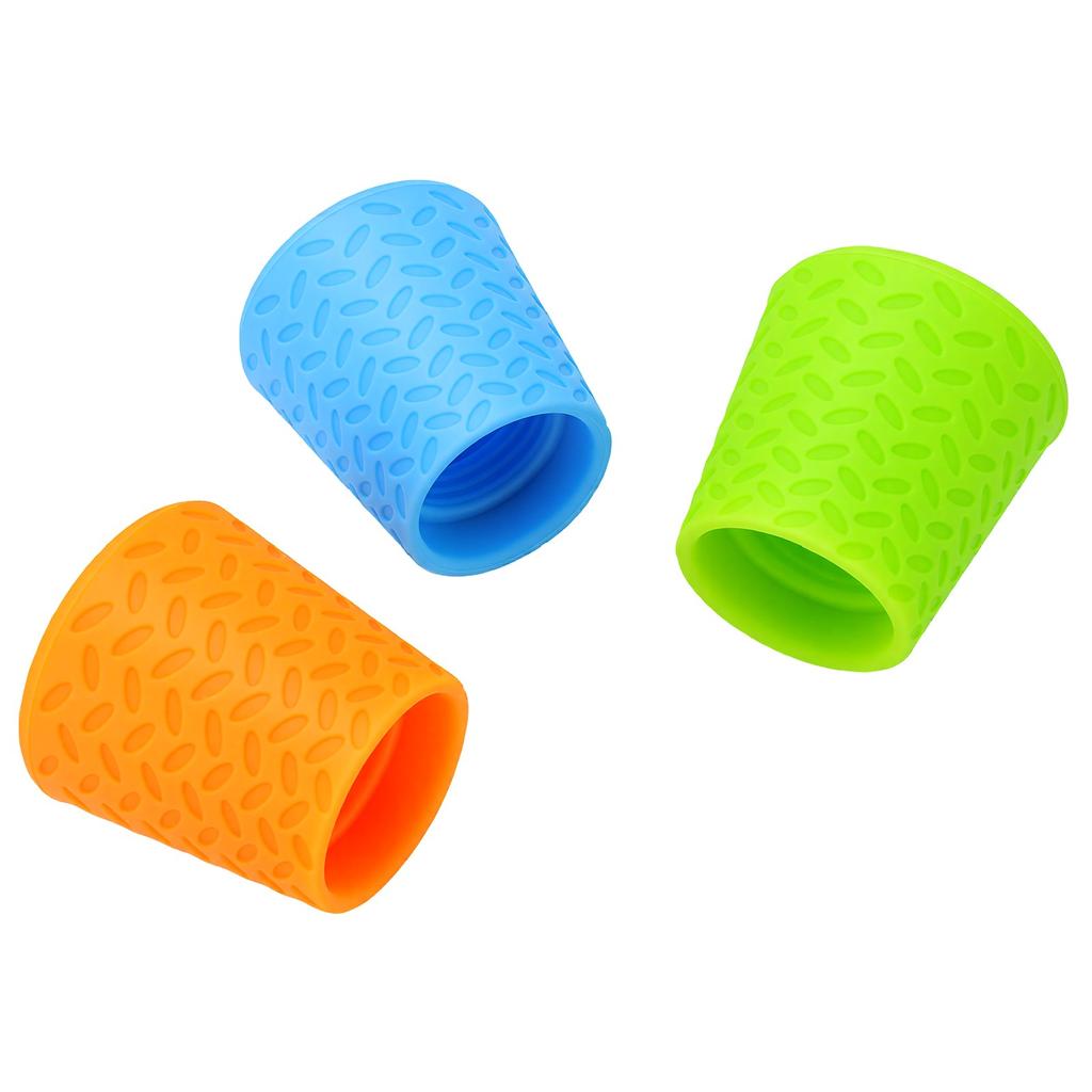 3pcs Bottle Attachment Shower Head Soft Silicone Bottle Shower Nozzle for Outdoor Use