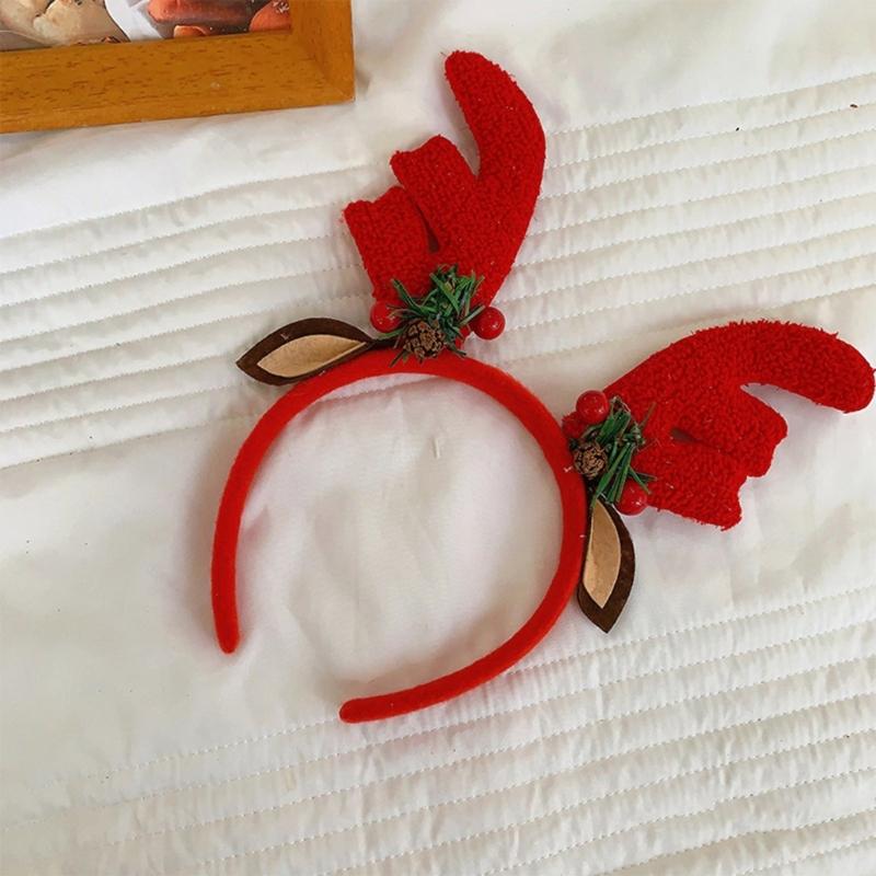 Verstellbares Weihnachts-Schneeflocken-Haarband Feiertagsparty Zusammenkünfte Kopfschmuck für Frauen und Mädchen