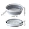 Foldable Strainer Double-Layer Folding Mixing Bowl Veggie Rinser Colanders For Parents Daily Cooking Meal Prep Apartment Dorm