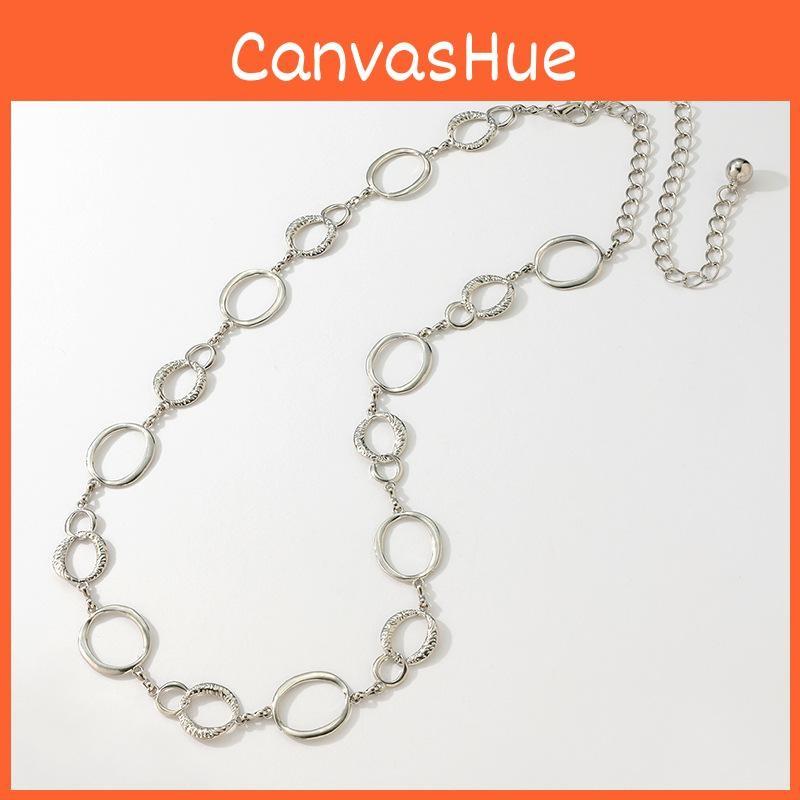 Women Alloy Geometric Waist Chain With Adjustable Lobster Clasp Summer Accessory