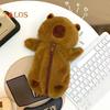 Federmäppchen in Capybara-Form, großes Fassungsvermögen, Reißverschluss, Plüsch-Federmäppchen, für Kinder, Freunde, Klassenkameraden, multifunktionale Tasche