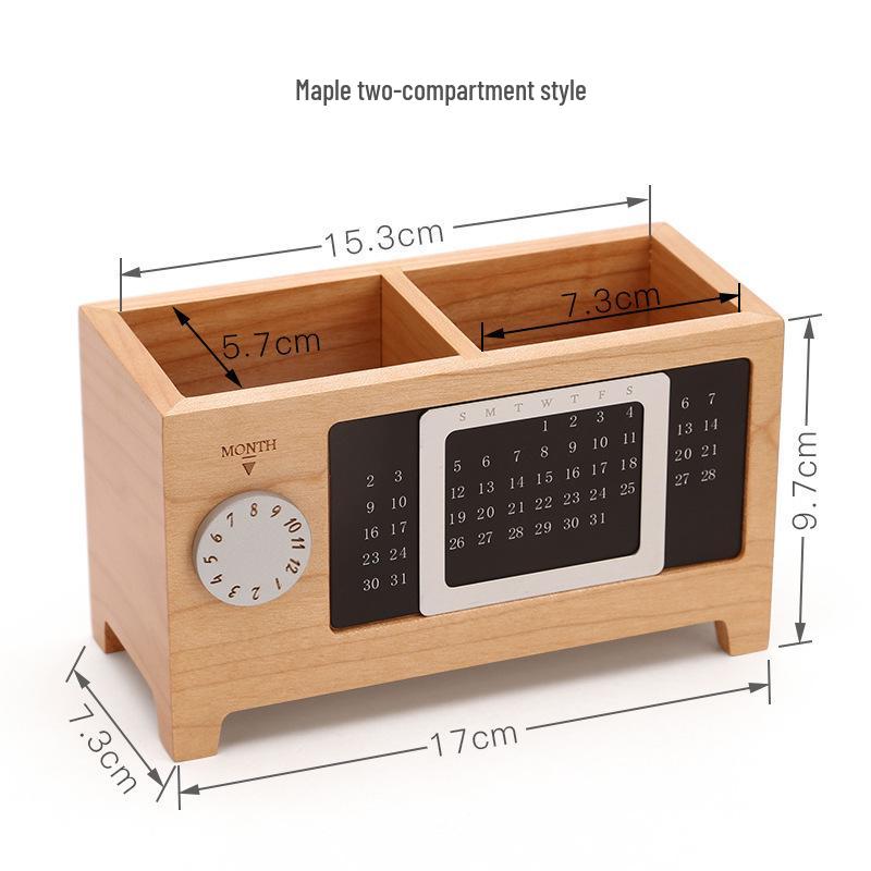 

Деревянный подстаканник и вечный календарь из черного ореха, настольная коробка для хранения.