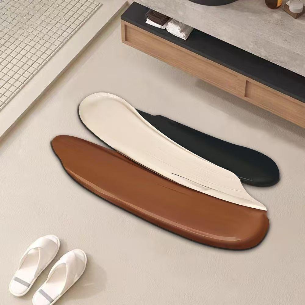 Water-Absorbing Painting Pigments Bath Mat Non-slip Kitchen Mat Creative Floor Mat  Hotel
