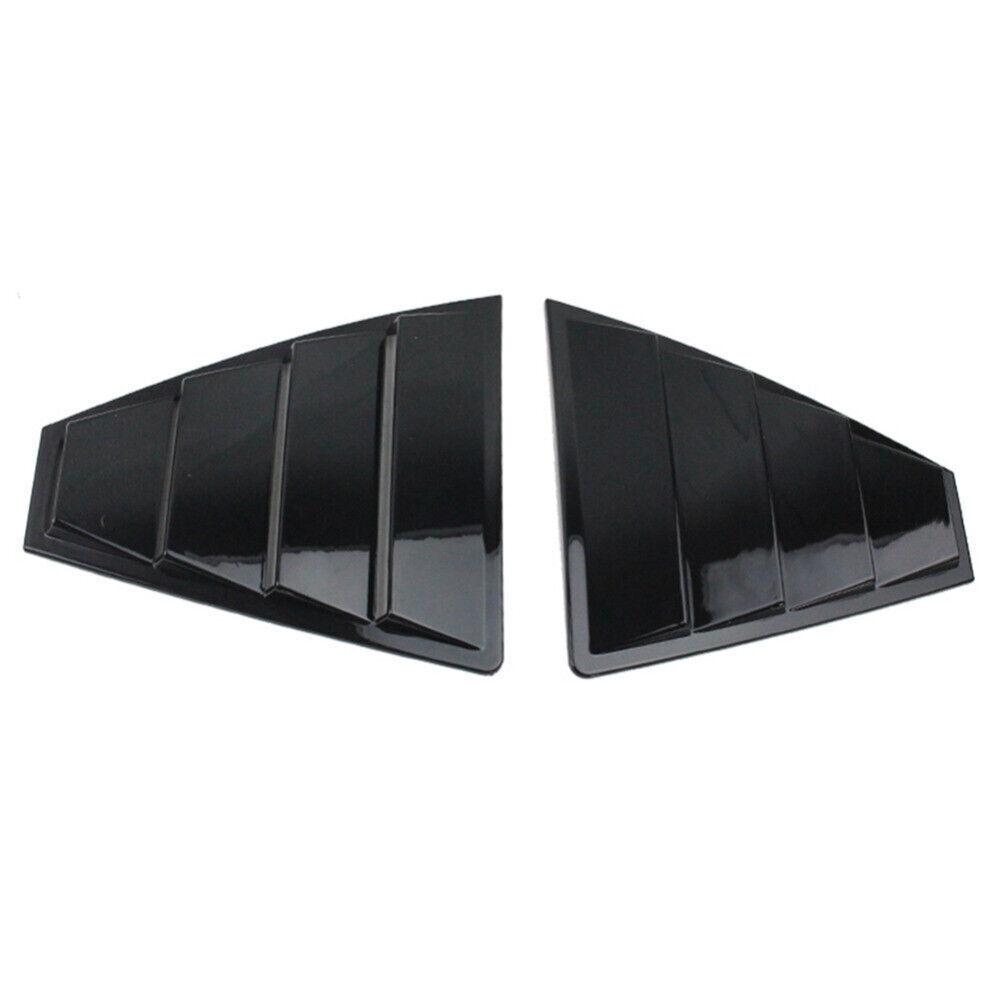 För Hyundai Elantra 2017-2019 Bil Bakre Lamell Fönster Sido Lucka Skydd Trim Klistermärke Ventil Scoop ABS Kolfiber Tillbehör