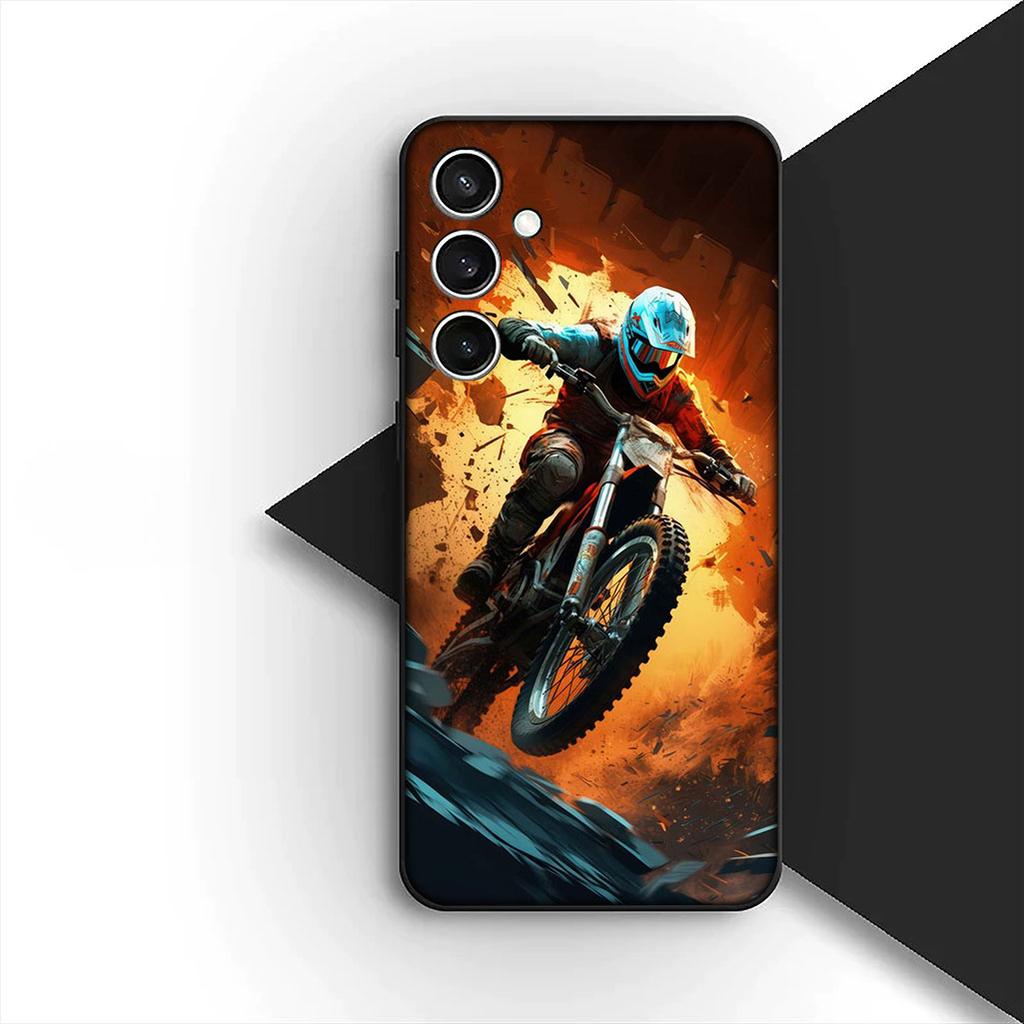 Moto Cross Art Motorcycle Sports Mobile for Motorola Moto G86 G57 G24 G15 G54 Power G13 G14 G34 G35 G45 G60 G53 G55 G64 G75 Case