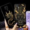 Cool Dragon Case for Xiaomi Redmi Note 13 14 Pro Plus 12s 7 8 9S 10S 9 10 11 12 11s Black Soft Phone Cover