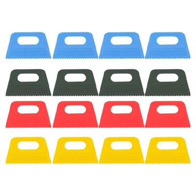 16Pcs Colorful Painting Scraper For Art Craft and Drawing Pottery Scraper Clay Texturing Scraper Tool for Clay Pottery
