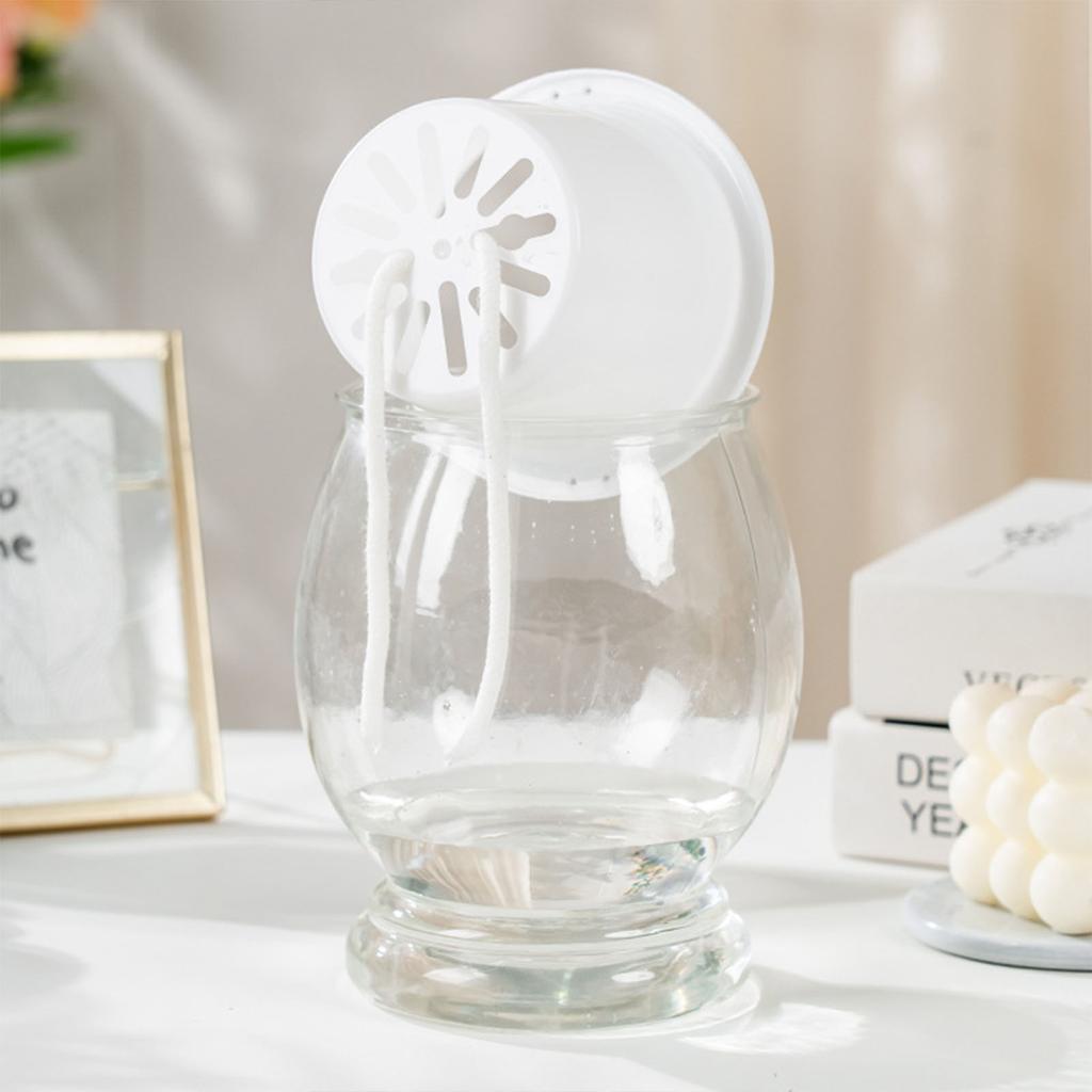 Transparent Self-Watering Plant Flower Pot Plastic Planter Automatic Water-Absorbing Flowerpot Home Garden Decor Lazy Flowerpot