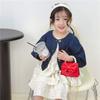 Adorable Mini Butterfly Bow Kids Handbag For Girls Cute Pu Crossbody Purse Accessory