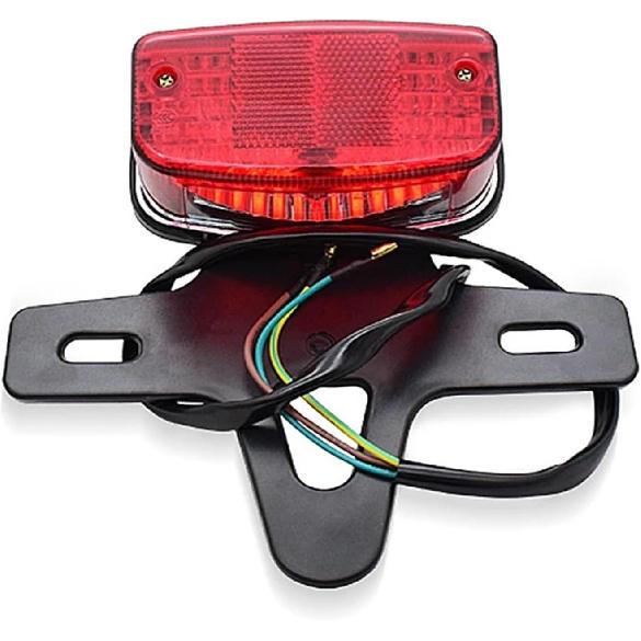 Motorbike Tail Light Motorcycle Tail Lamp for Ho&nda for Jialing for Zongsheng JH125L ZS125GY ZS200 JH150L Dirtbike Motocross Rear Brake Stop Warning