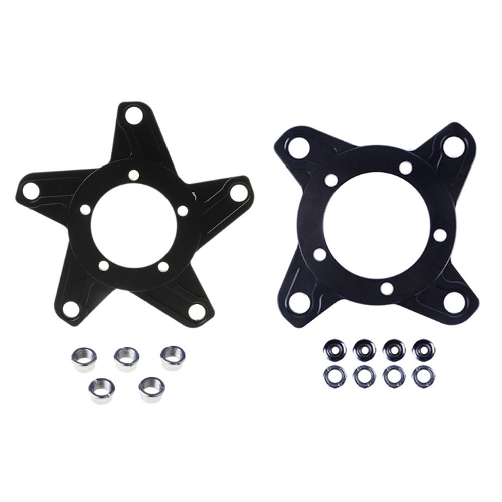 104bcd 130bcd Chain Ring Adapter 4 Claws 5 Claws High Hardness Aluminum Alloy Bicycle Mid Motor Accessories