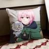 AnimeLTGSR Cushion Cover Reversible Soft Durable Pillow Cover Home  Car MultiScene Use for Daily Comfort