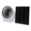 Camping Fan with Solar Panel 4.5W Solar Powered Fan Quiet USB Fan for Outside Picnic Barbecue Fishin