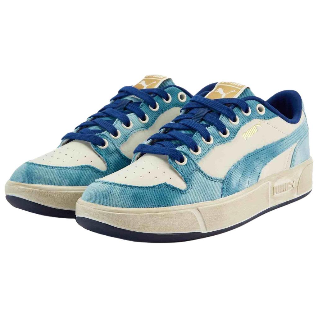 Puma LX Court Fabric Comfortable Soft Low-Top Sneakers Unisex Sneakers Navy-Blue 405811-01