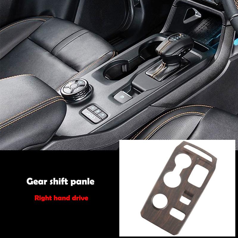 LHD RHD For Ford Ranger Wildtrak T9   2024 ABS Wood door handle bowl Central Screen trument Reading Light panle cover