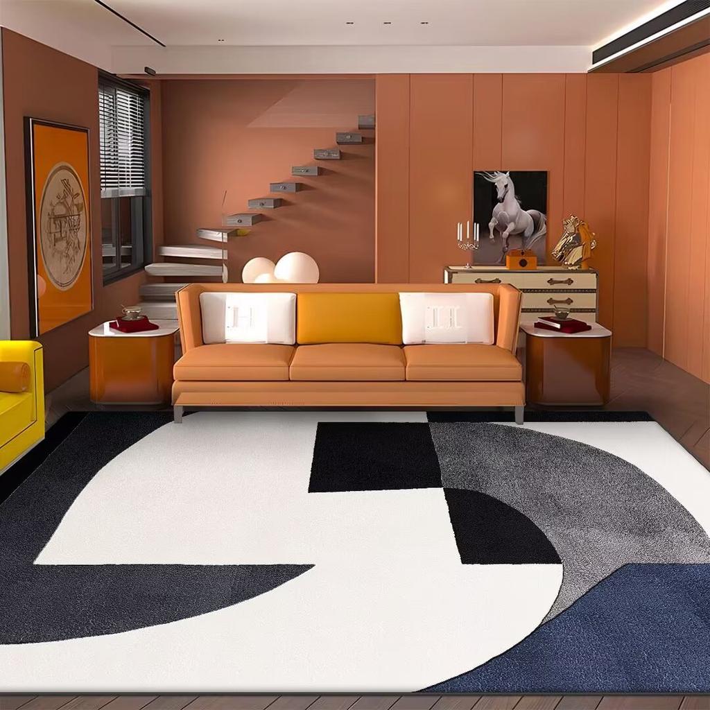 Large Area Decoration Rugs for Living Room Modern Abstract Washable Bedroom Carpet Gaming Room Non-slip Tatami Soft Floor Mat