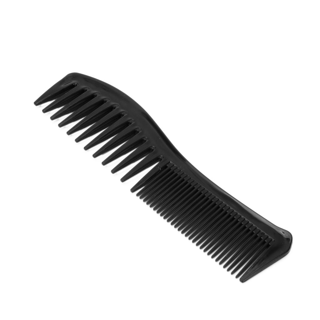 Detangling Hair Comb Portable Home Salon Fine Wide Tooth Styling Comb Hairdressing ToolBlack