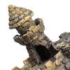 Artificial World of Tanks Stone-island Resin Castle Aquarium Landscape Ornament Aquarium Decor For The Fish Tank Retro Statues