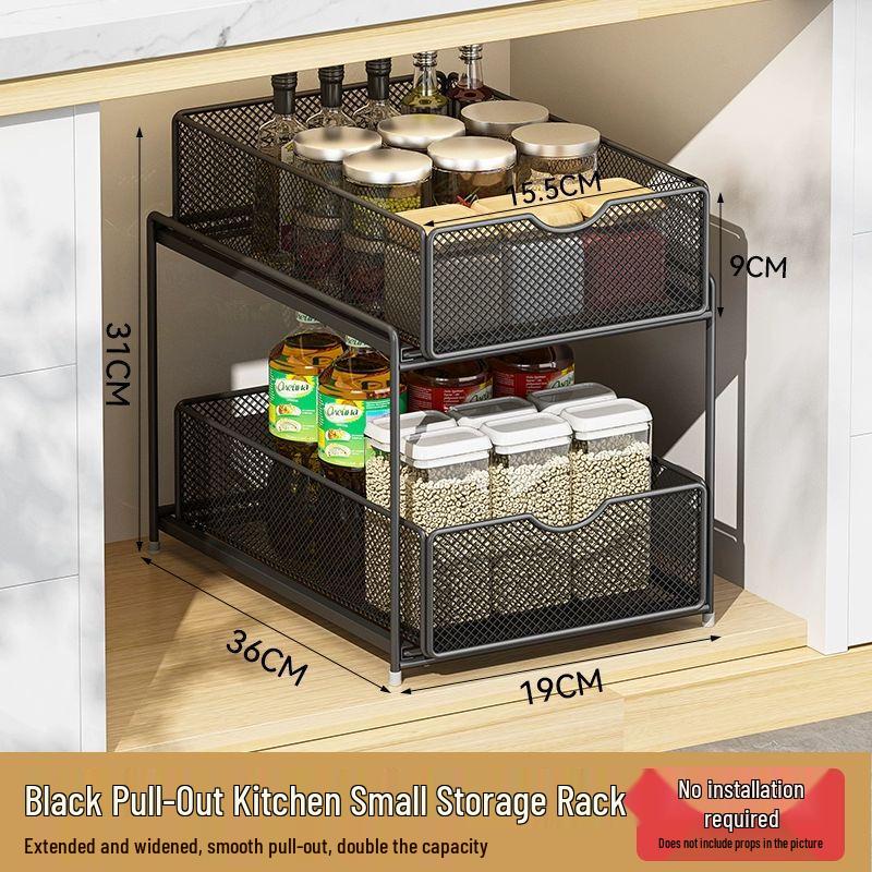 Ausziehbares Unterschrank-Aufbewahrungsregal