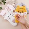 New Arrival Adorable Cartoon Hand Towel Coral Fleece Hanging Handkerchief With Embroidery Ideal For Southeast Asian Kitchens