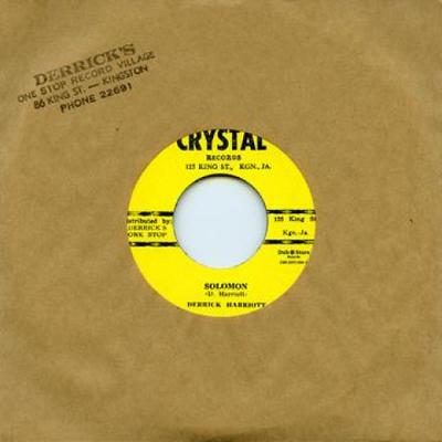 Disco de 7 polegadas DERRICK HARRIOTT / BOBBY ELLIS, JET - Solomon / Emperor DSRDH7004 Crystal/Dub Sto 1967 Japão Reggae, Ska & Dub Usado
