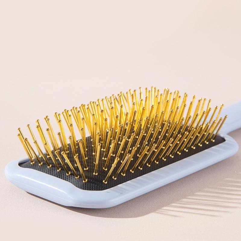 Detangling Massage Comb With Cushion Base Hair Brush And Durability ABS For Long Curly Hair Care