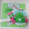 Metal Cutting Die 3D Happy for Frog Cutting Dies for DIY Scrapbooking Photo Deco