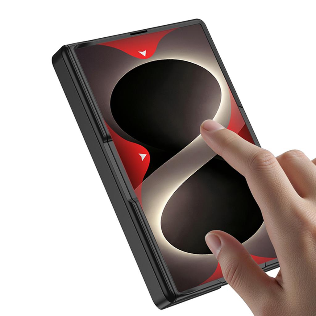 Magnetisches Scharnier All-inclusive Hülle für Samsung Galaxy Z Fold 8 Ultra Stoßfeste Matte Kunststoff Ständer Abdeckung für Samsung Z Fold7 Hülle