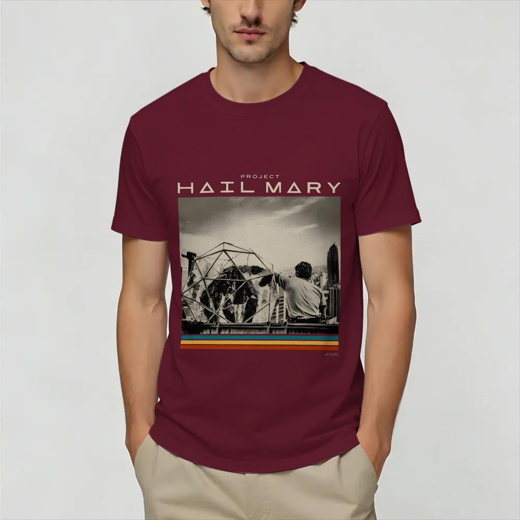 Project Hail Mary Tshirt For Unisex Funny Cotton Tees Round Neck Short Sleeve T Shirts Summer Clothing