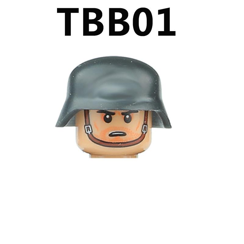 WW2 Military German Soldiers Figures Building Blocks Army Infantry Warrior Gunner Armour Cannon Weapons Bricks Toys For Kids