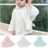 Cartoon Animal Kid Sun Protection Hooded Cloak UPF50+ UV Protective Cloak  Travel Use