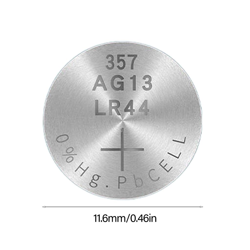 10Pcs AG13 Button Batteries LR44 A76 357 357A LR1154 SR1154 SR44 GP76 Suitable For Watch Remote Control Electric Toy