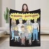 Beavis a Butt-Head Smějící se deka Pikniková flanelová přehozová deka Pro domácí dekoraci Teplý design Kvalitní přehoz Nápad na dárek