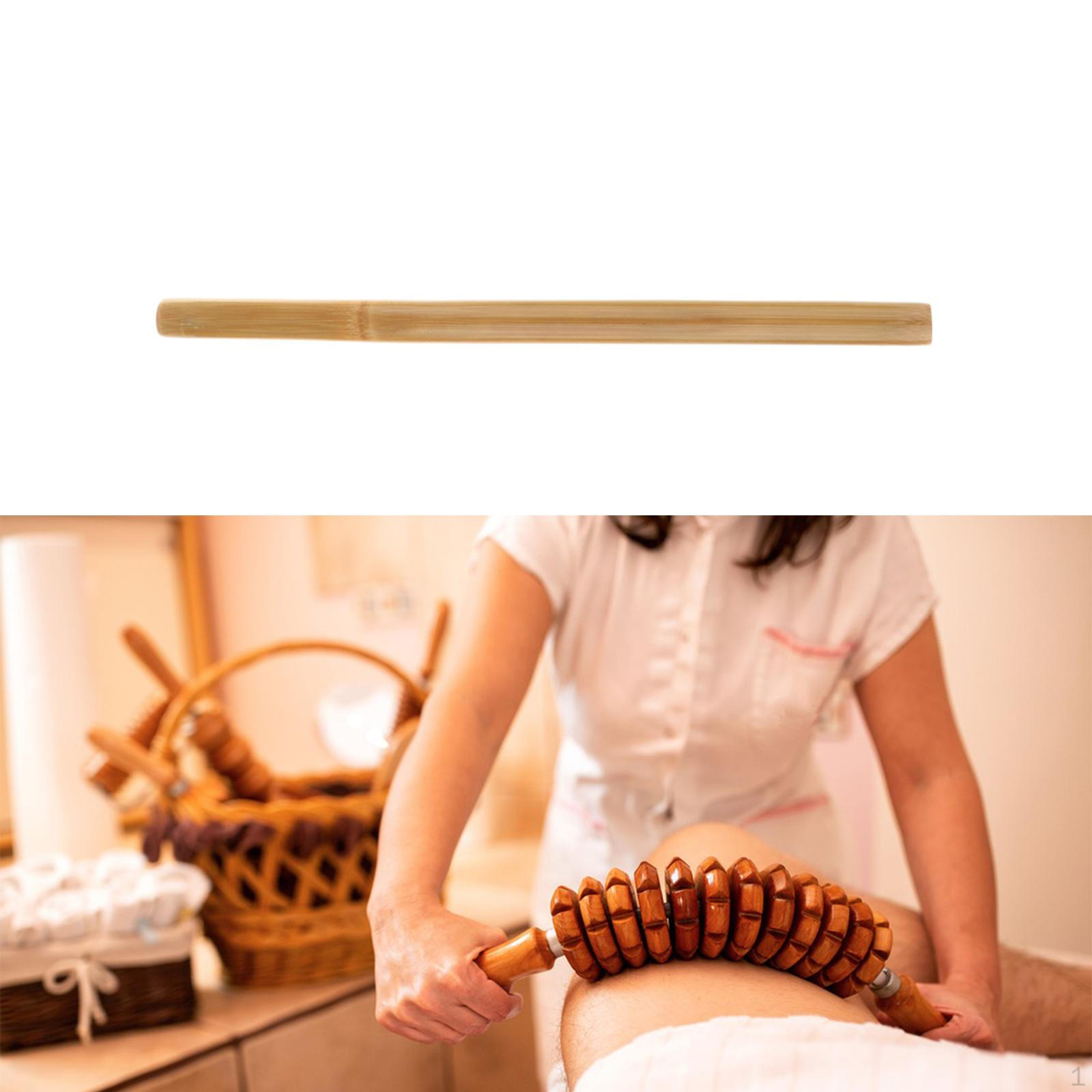 Бамбуковый инструмент Гуаша Палочка Гуаша Ручной скребковый массажер 30x1cm with Bag — фото 11